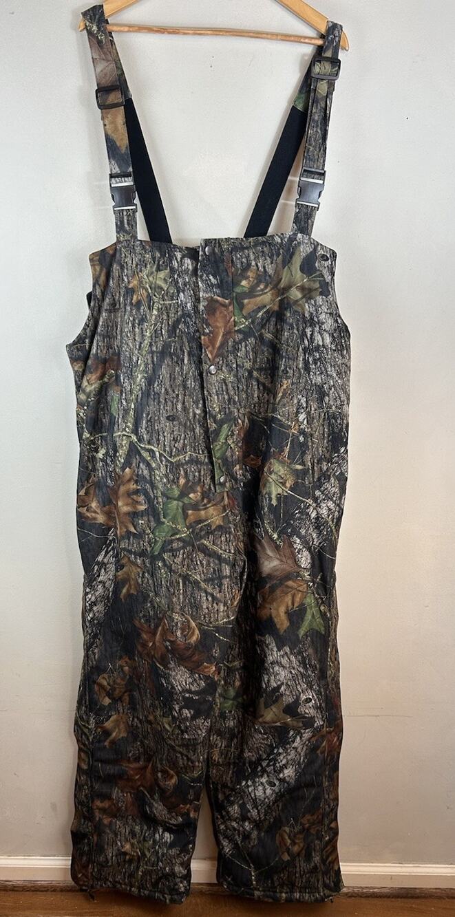 Northlake Mossy Oak Break Up Camo Overalls Mens Sz XXL Hunting Bibs Outdoor Warm